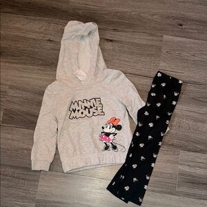 Disney Minnie Mouse Hoodie and Leggings Set